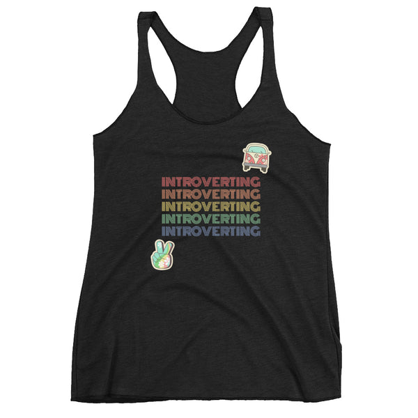 Women's Racerback Tank - Introverts Collection (70s)