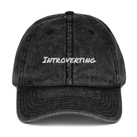 Vintage Cotton Twill Cap - Introverts Collection